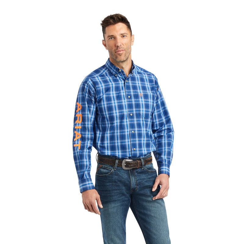 Ariat Hemden Herren - Pro Series Team Marcos Classic Fit Blau ( ZONMS-2935 )